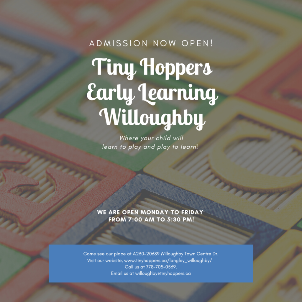 Tiny Hoppers Early Learning Willoughby Open Admission