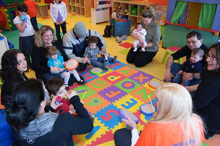 A play class at Tiny Hoppers