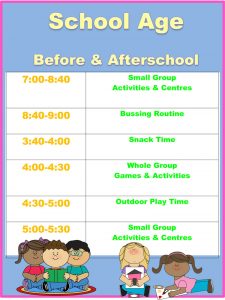 TH school age schedule