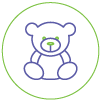 Teddy bear icon
