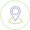 A location pin icon